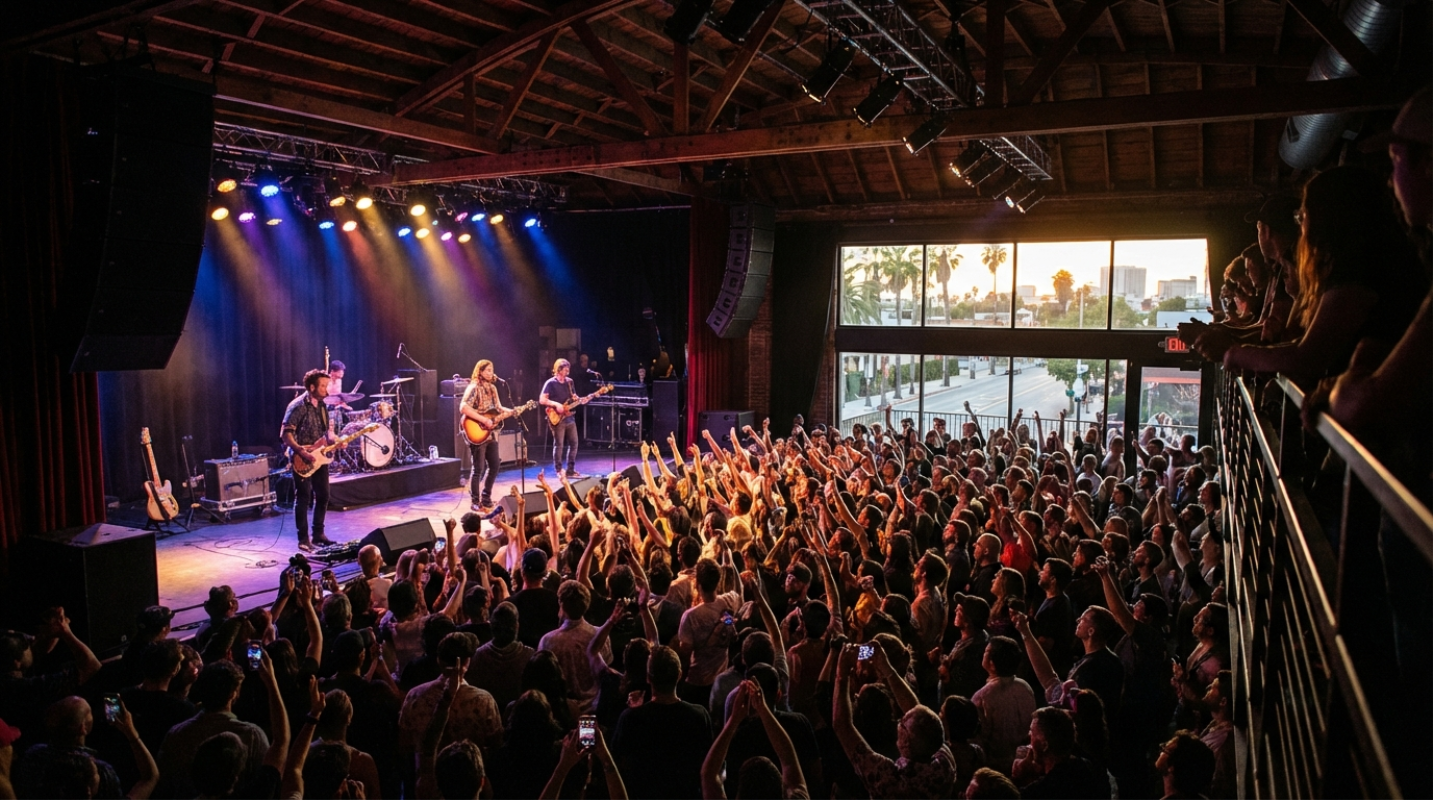 Sunset Strip Shows and Crowd Experience, Los Angeles